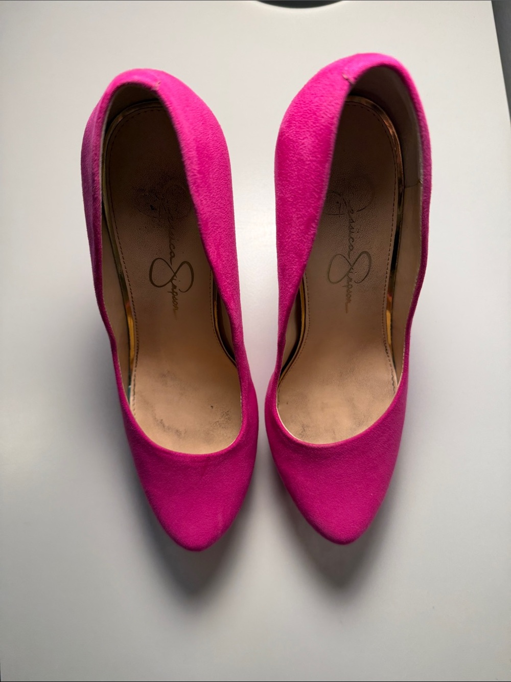 Jessica Simpson Waleo Hot Pink Pointed Toe Pumps